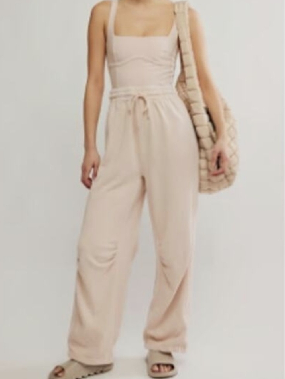 NWOT...FP Movement's Inbound Onesie Jumpsuit. Pink